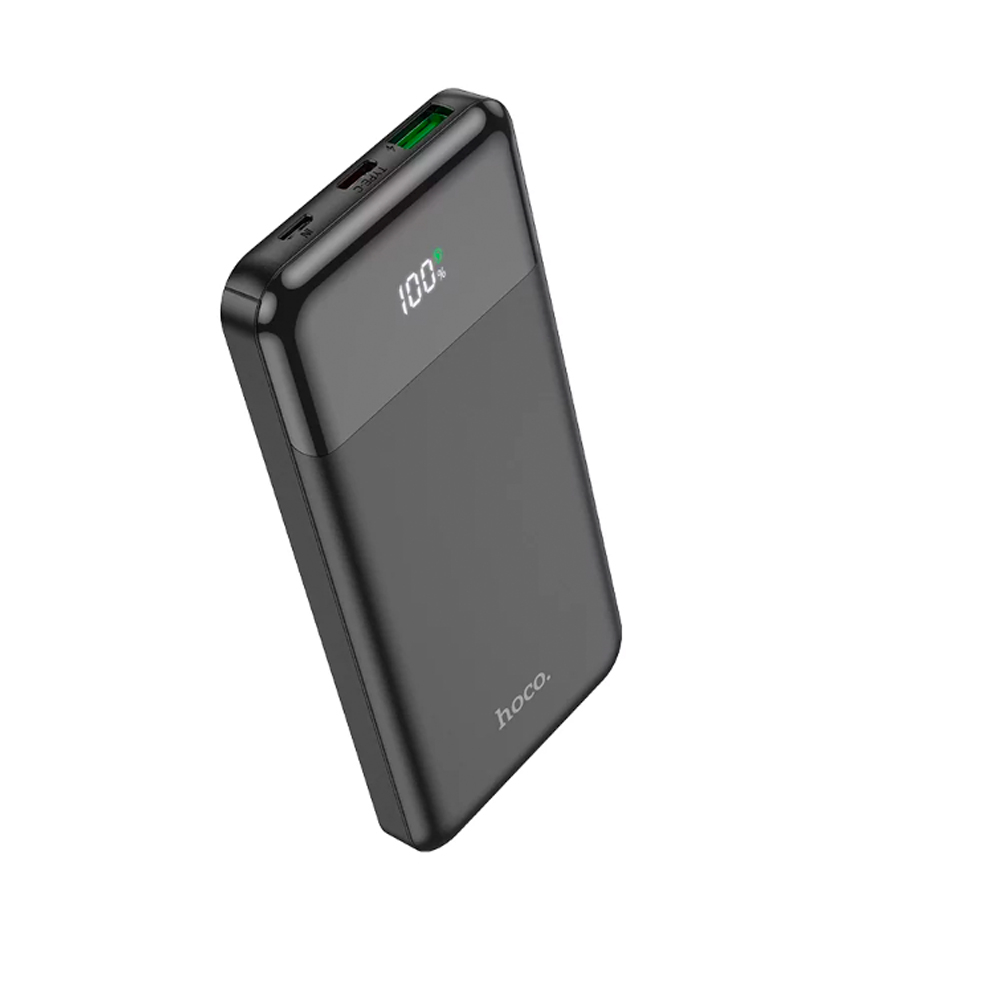 Портативный аккумулятор Hoco J102, Cool, 10000mAh, PD20W, QC3.0, Черный
