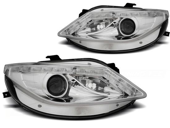 Фары передние CHROME для SEAT IBIZA 6J 06.08-12