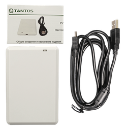 Настольный USB-считыватель TANTOS TS-LR-USB для внесения UHF идентификат. в базу данных СКУД