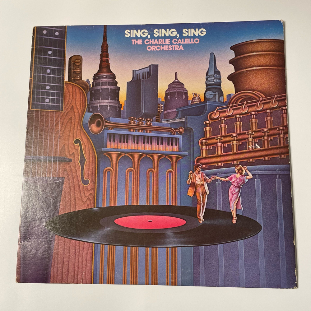 Винтажная виниловая пластинка LP The Charlie Calello Orchestra, Sing, Sing, Sing (США 1980)