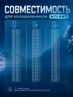 Полка-решетка под бутылки холодильной камеры (металлическая проволочная белая, подвесной держатель напитков 52x33 см) для холодильников Атлант, Минск 401320302000 (МХМ-1704, МХМ-1804, МХМ-26, МХМ-27, ХМ-40, ХМ-50, ХМ-60, 401320302000-00, ЦБ-00001008)
