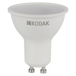 Лампа светодиодная Kodak LED MR16-7W-865-GU10 K 7Вт софит холодный дневной свет GU10 | Kodak