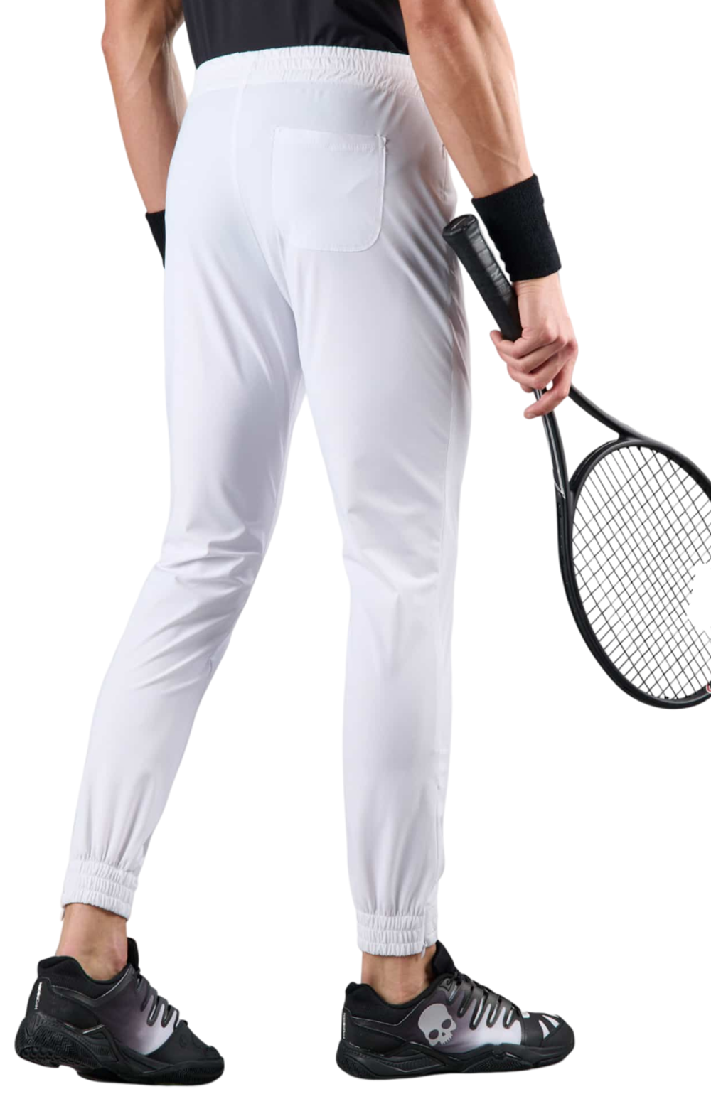 Мужские теннисные штаны Hydrogen Tech Pants Skull Man - white