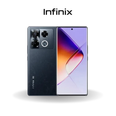 Смартфон Infinix NOTE 40 Pro X6850 256+12Gb, , Android 14, 6,78", 108 МП, быстрая зарядка, Obsidian Black