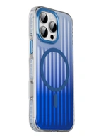 Чехол накладка iPhone 15 Pro 6.1" Gurdini Ocean Case (2) Transparent синий