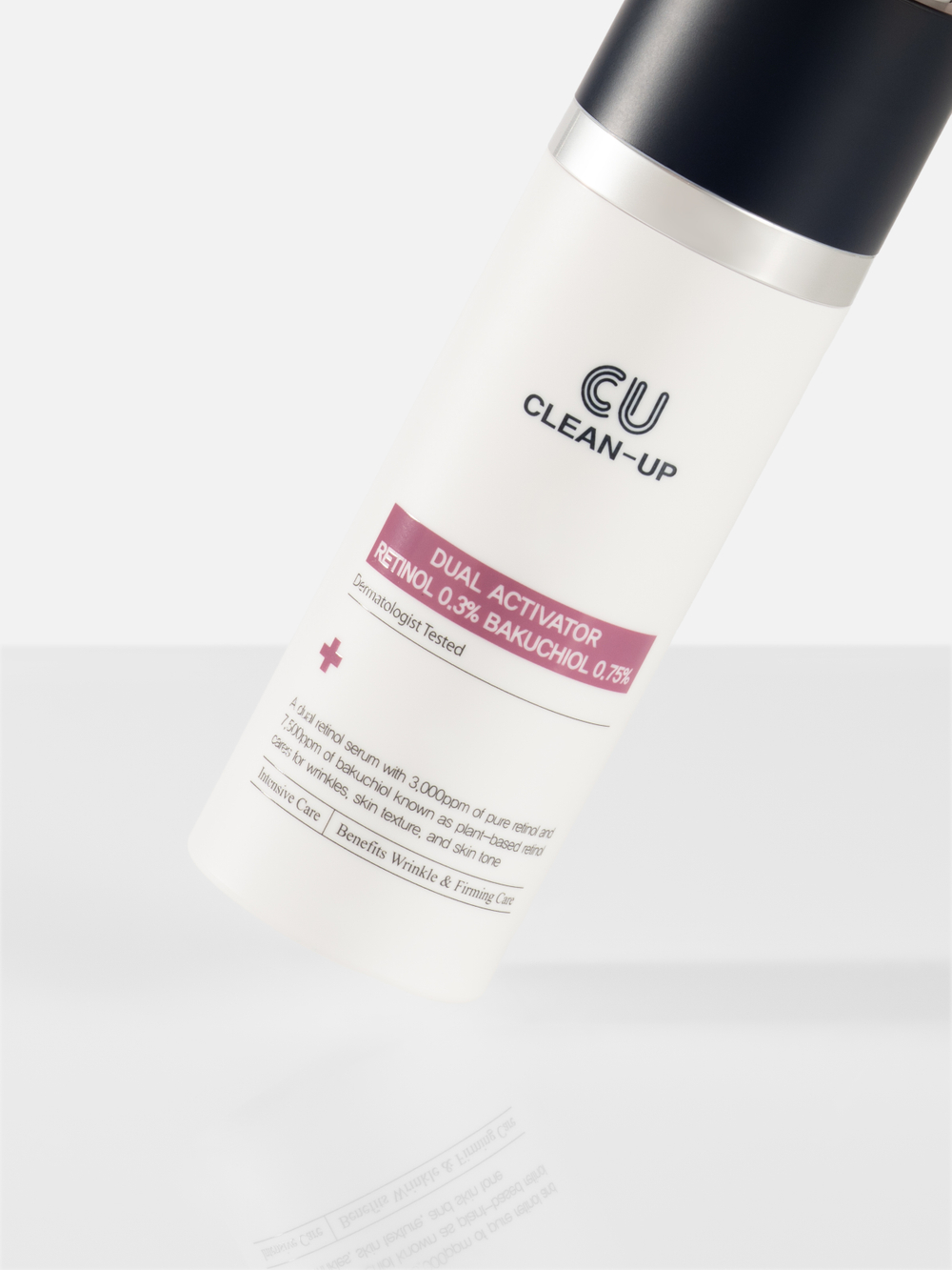 Сыворотка - Активатор Двойного Действия с Ретинолом 0,3% и Бакучиолом 0,75% CU CLEAN-UP Dual Activator Retinol 0.3 % Bakuchiol 0.75%