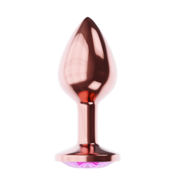 Diamond Shine L - Анальная Пробка, Розовое Золото