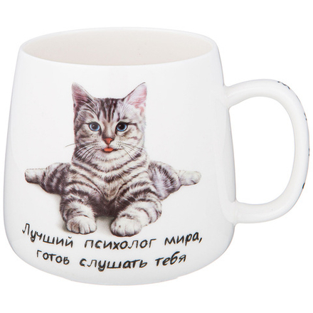 КРУЖКА LEFARD "БЕРИ КОТА" 400 МЛ (КОР=24ШТ.)