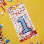 Свеча для торта Цифра Космос «1» 6 см