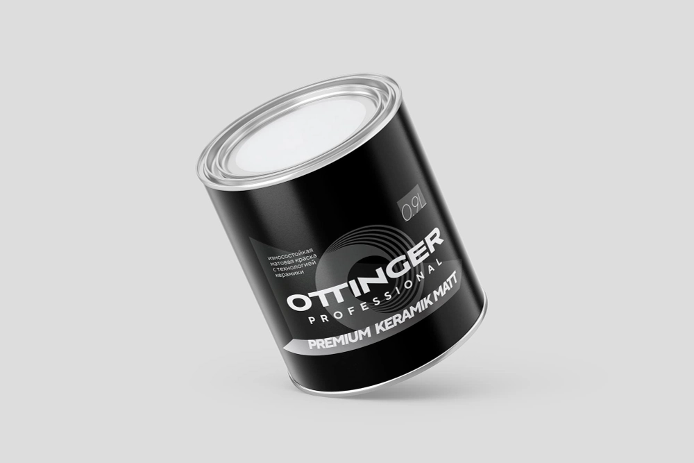 Краска дисперсионная акриловая OTTINGER Premium Keramik Matt интер. база 3 0.9л