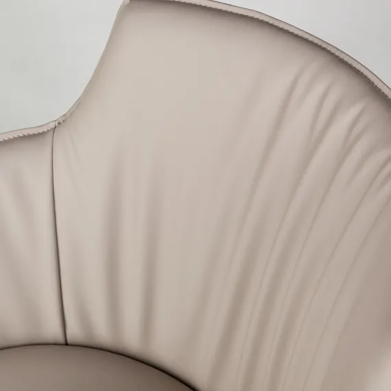 Полукресло Sofia, серая экокожа Soft-Touch