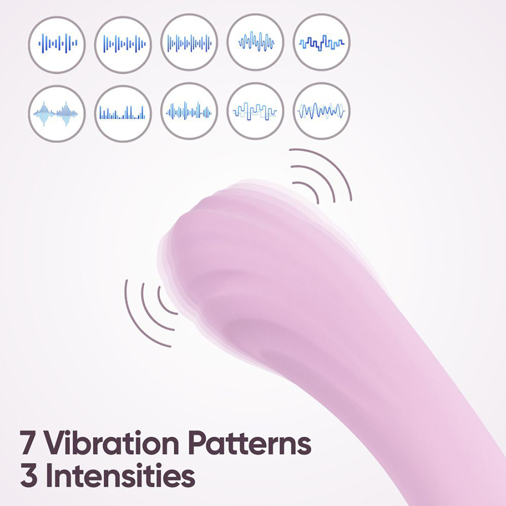 Розовый изогнутый вибратор 20,3см для стимуляции зоны G Selove CurveRush Precision Power for Your Sweetest G-Spot Pink