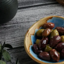 Соусник 130 мл 11,5*11,1 см h3,7 см емкость для подачи овальный Blue Panasia P.L. Proff Cuisine [1]
