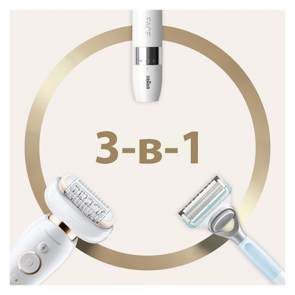 Эпилятор Braun SES 9-004 + Электробритва Venus