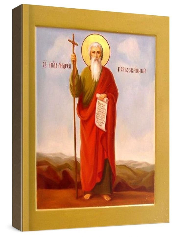 Андрей Первозванный (рукописная икона)