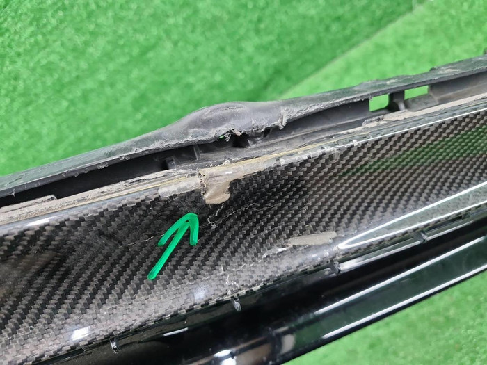 Юбка заднего бампера Mercedes S W222 17-20 AMG 63