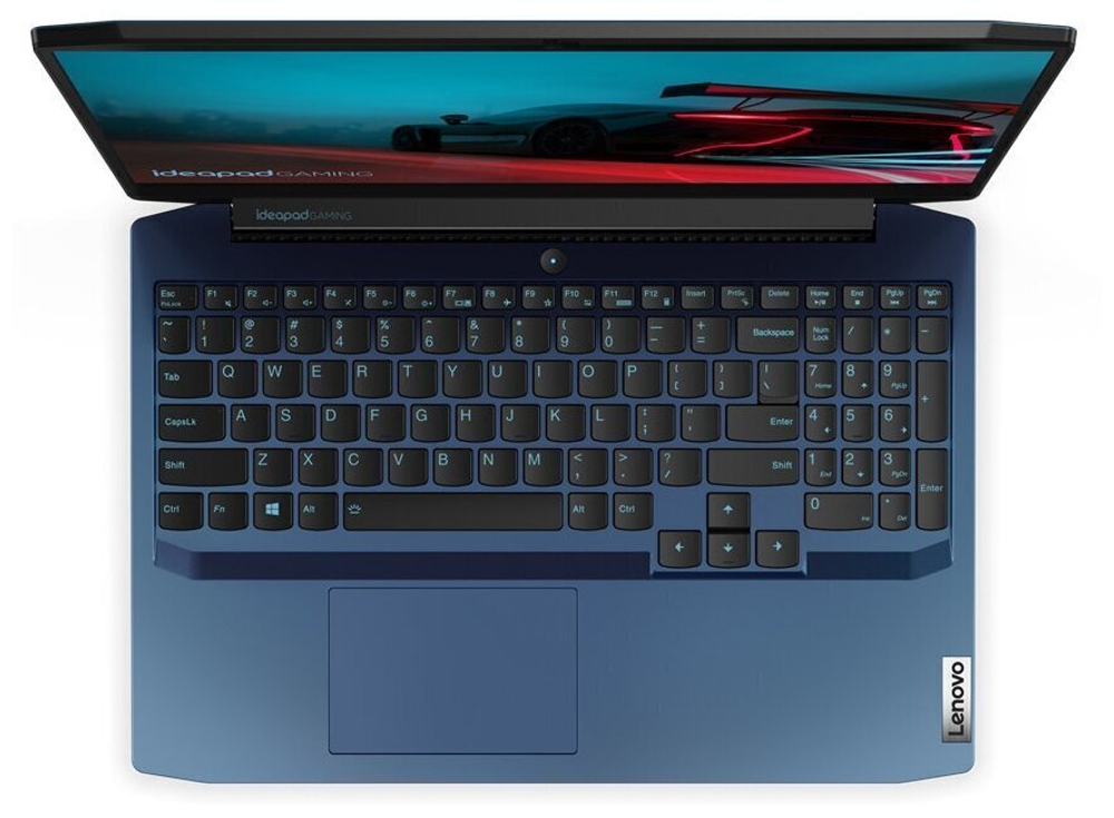 Ноутбук Lenovo ideapad Gaming 3-15IMH05 CPU: Intel Core i5 10300H 2.5 ГГц, RAM: 8 ГБ, HDD: 512 ГБ, GPU: GeForce GTX 1650 Ti 4GB, OS: Windows 11, Состояние: B1
