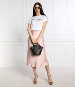 кожаная сумка-трапеция Karl Lagerfeld - черный(221W3026)
