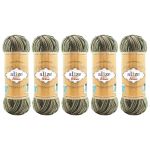 Пряжа Alize (Ализе) Superwash Artisan / уп.5 мот. по 100 г, 420 м, 9014