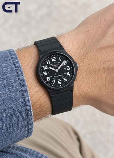 CASIO MQ-71-1B CASIO Collection унисекс наручные часы — лёгкий чёрный корпус, отличная читаемость и универсальный минимализм