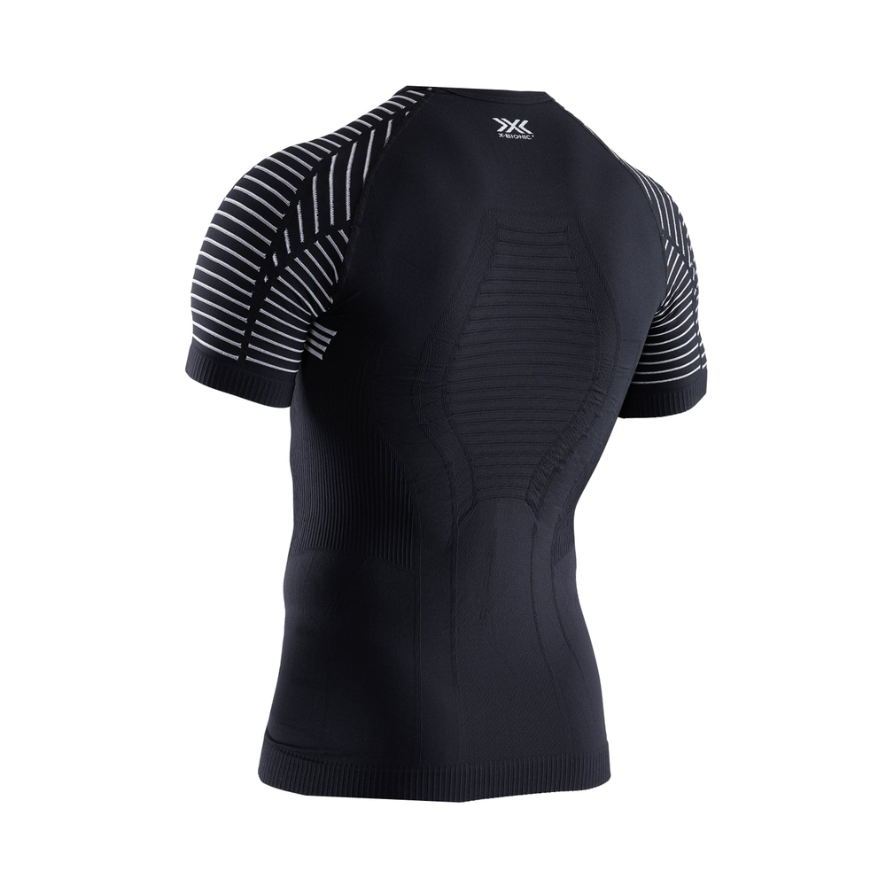 Футболка X-Bionic Invent Lt Shirt Round Neck Sh Sl Men Opal Black/Arctic White