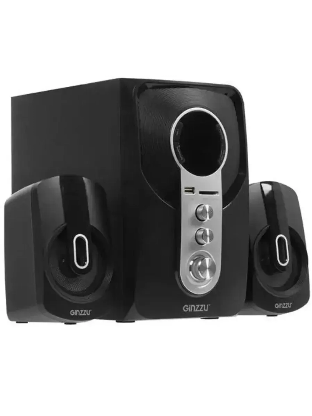 Колонки 2.1 GM-405 GREY 10 Вт, питание от сети 220В