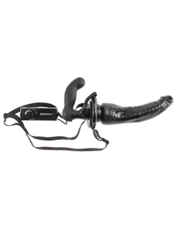 Pipedream Deluxe Vibrating Penetrix Strap-On - Cтрапон с универсальным плагом и вибрацией