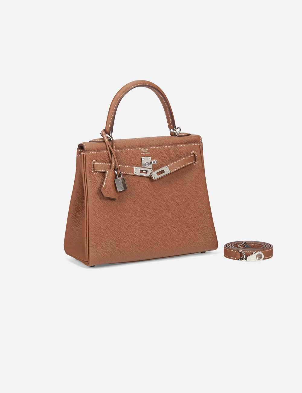 Сумка Hermes Togo Kelly 25 Palladium Hardware "Gold"