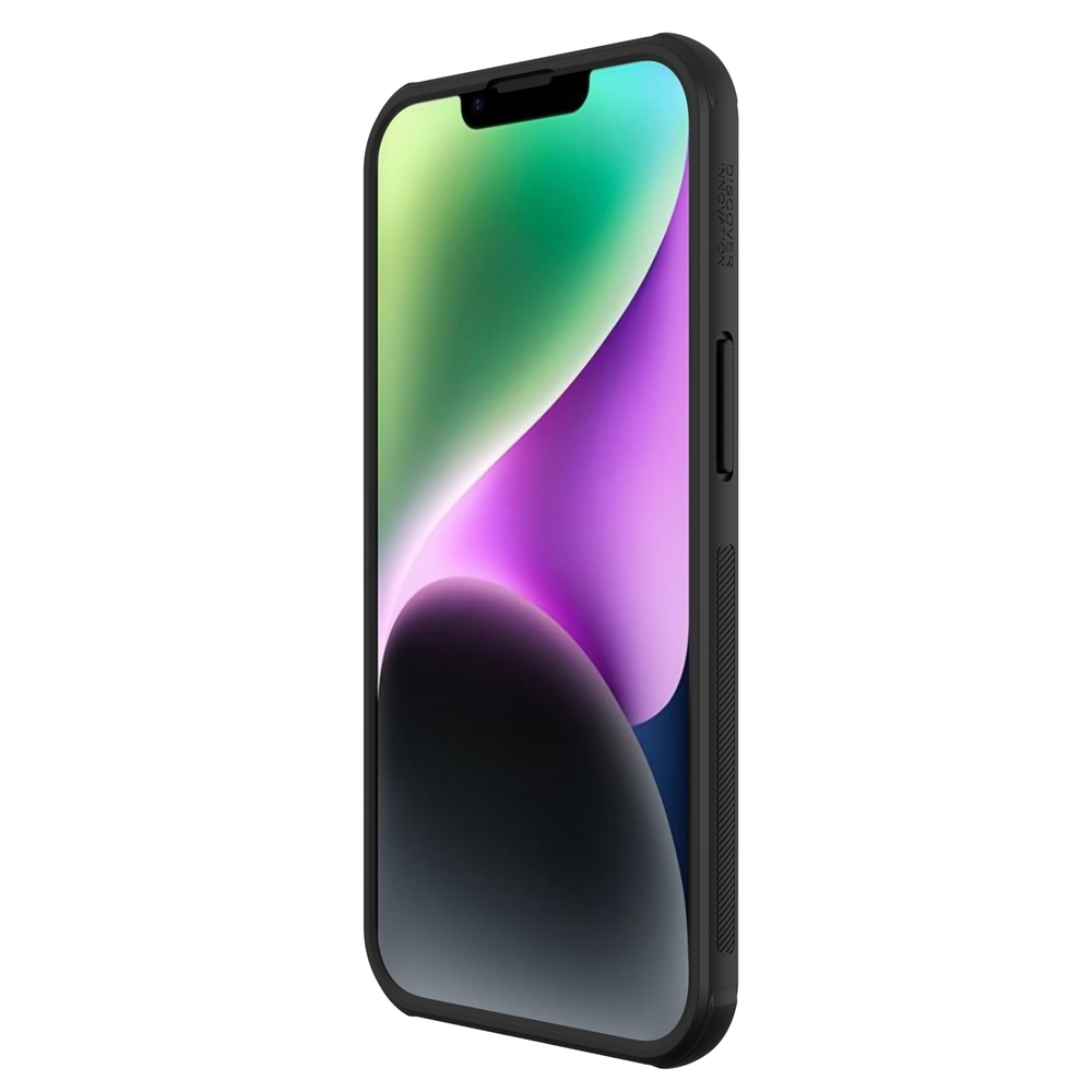 Усиленный чехол с вырезом под лого от Nillkin для iPhone 14 и 13, серия Super Frosted Shield Pro