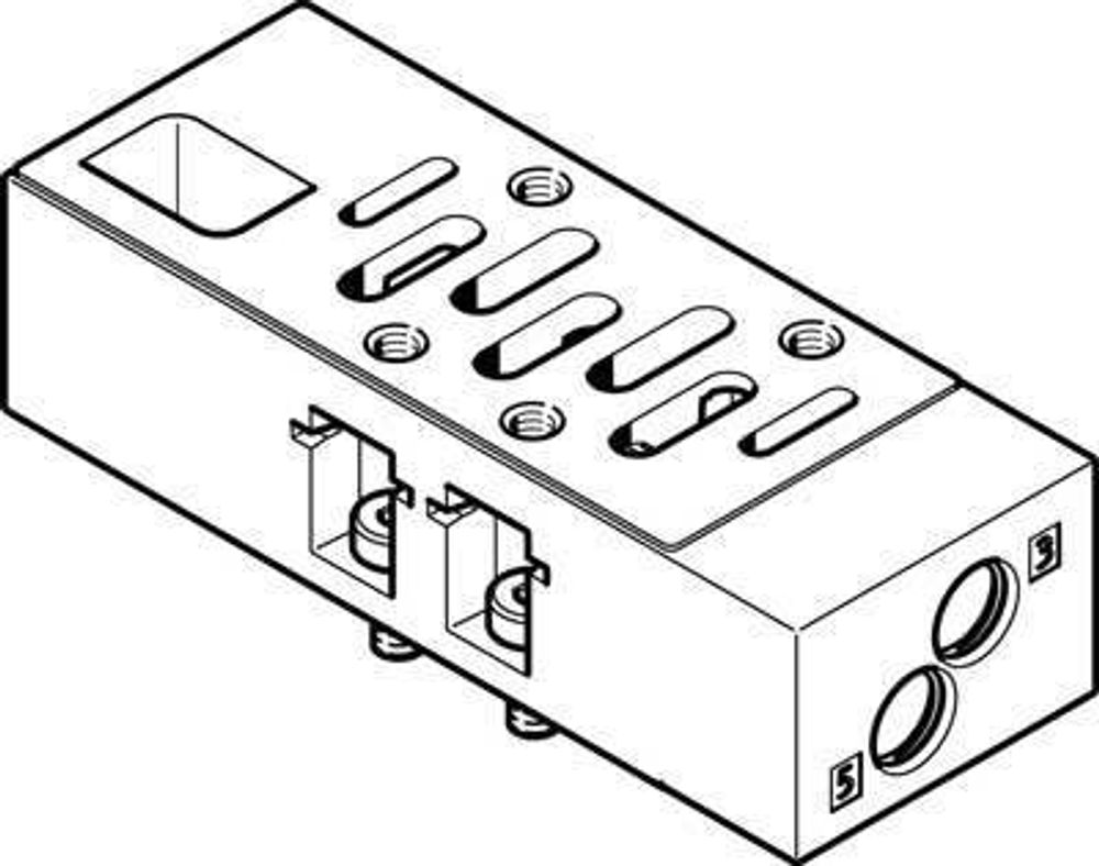 VABF-S1-2-F1B1-C Плита с дросселями