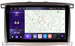 Магнитола для Toyota Land Cruiser 100, Lexus LX470 2002-2007 (климат на цветном экране) - Kuberg SF-1698-2 QLed+2K, Android 12, Быстрая, CarPlay, 4G SIM-слот