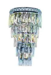 Бра NewRgy W2785R/4+3A CHROME+CLEAR, 4×40 Вт, хромированное и прозрачное
