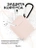 Чехол для Airpods 1/2 Gurdini прорезиненный soft touch Pink Sand