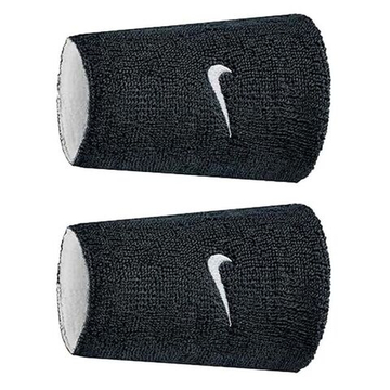 Теннисные напульсники Nike Swoosh Double Wide Reversible 2P - black/white