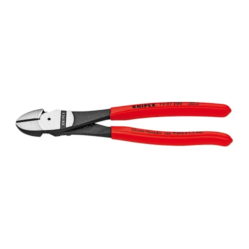Кусачки боковые особой мощности черненые 180 мм Knipex 74 01 180