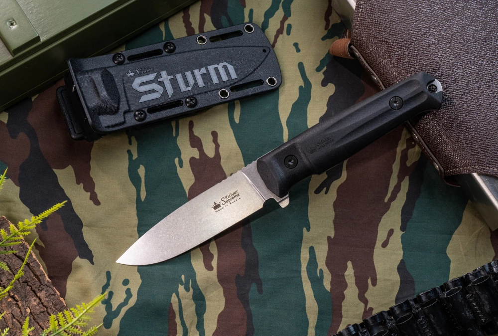 🏆Тактический нож Sturm Elmax (Cryo) StoneWash BH