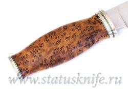 Нож Gary Biggers Thuya Burl Hunterфотография - 5