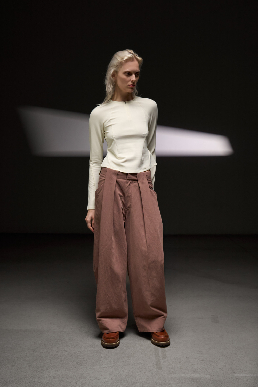 Брюки Blue Monte Pleated Casual Pants "Tulin Orange Brown" Women’s