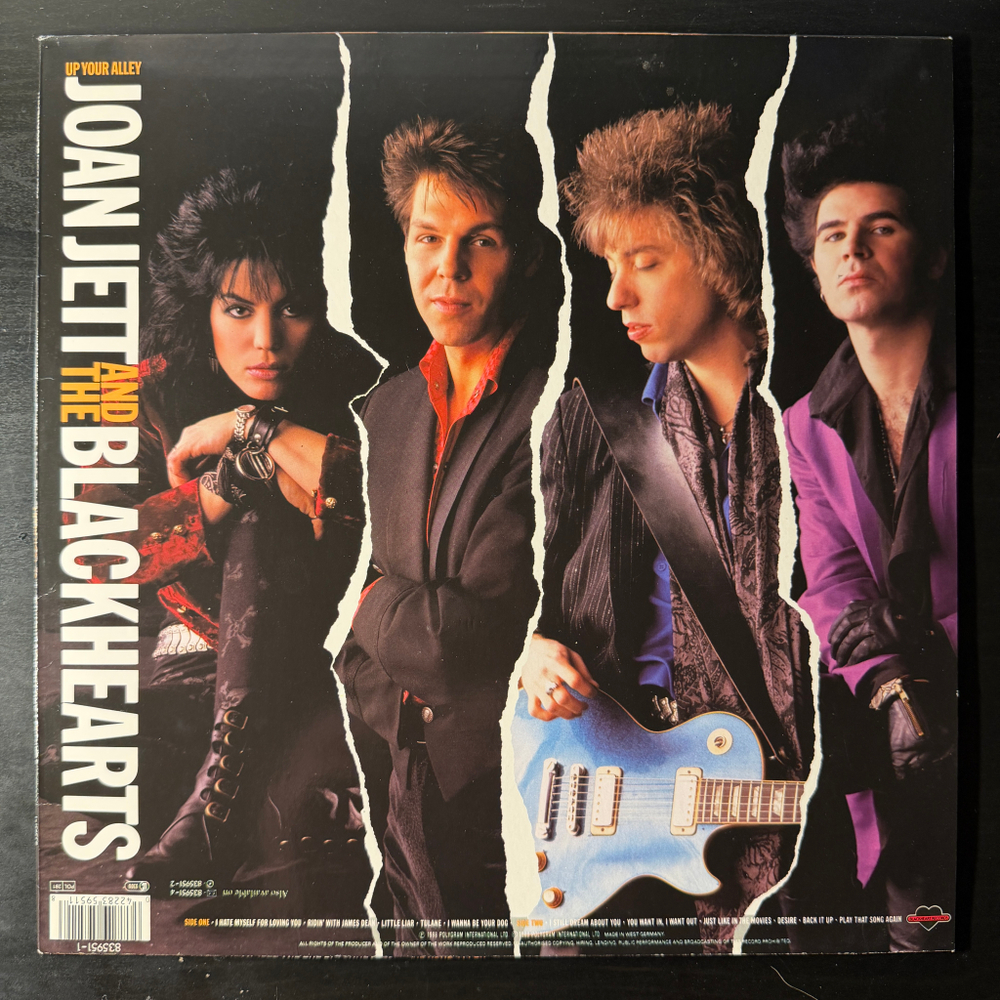 Joan Jett And The Blackhearts - Up Your Alley (Германия 1988г.)