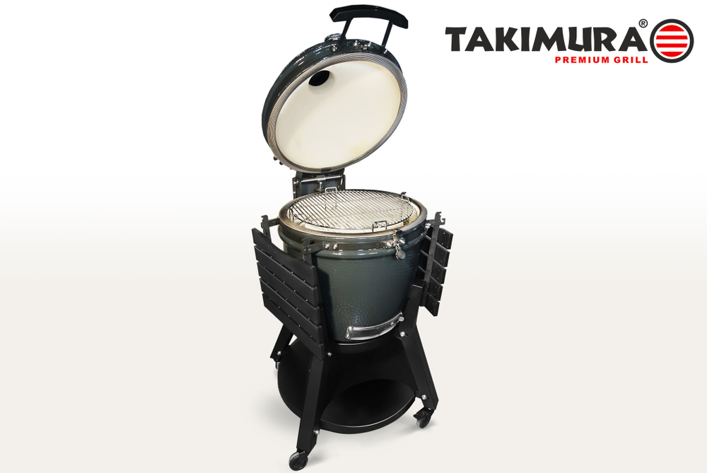 Керамический гриль Takimura 22 дюйма (графит)