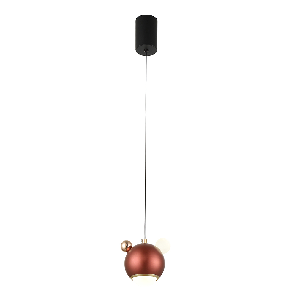 Подвесной светодиодный светильник Crystal Lux AMIGO SP LED RED