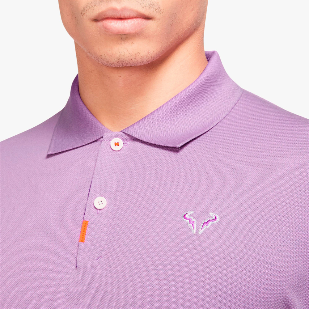 Мужское теннисное поло Nike Dri-Fit RAFA Slim Polo Men - Lilac