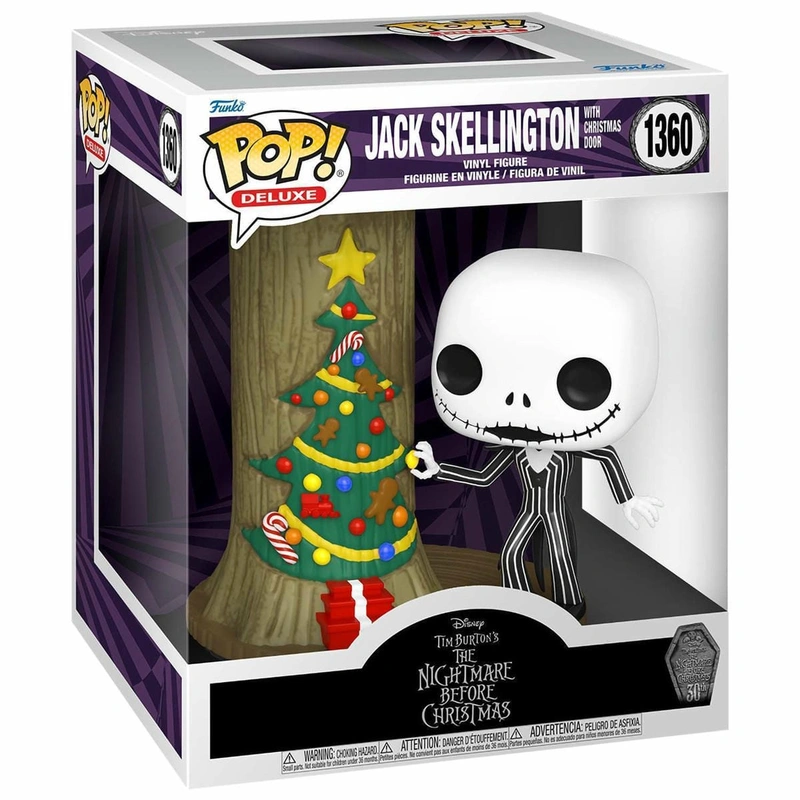 Funko POP! Deluxe TNBC 30th: Jack Skellington w/Christmas Door (1360)