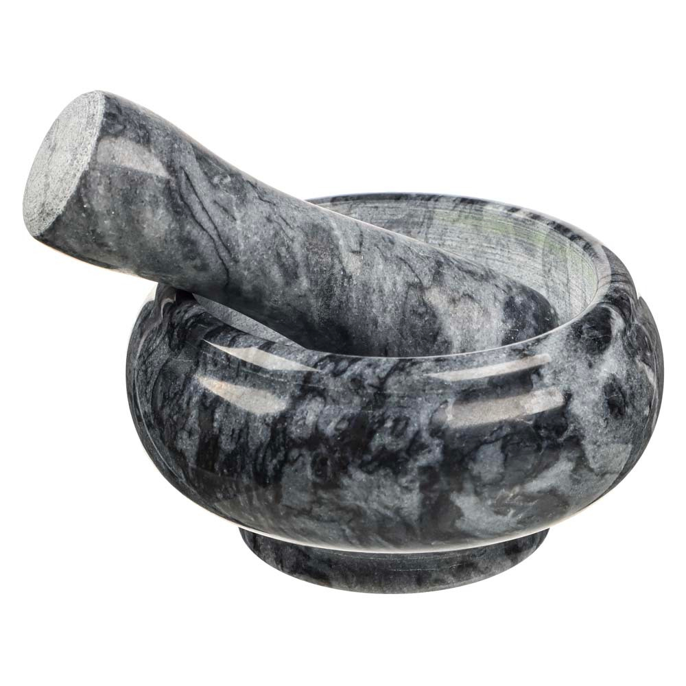 VETTA Ступка с пестиком, 9x4,5см, мрамор, 3 цвета