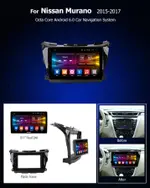 Магнитола для Nissan Murano 2016-2022 (поддержка Bose и 360) - Kuberg EW-1663 QLed, Android 13, Быстрейшая, CarPlay, SIM-слот