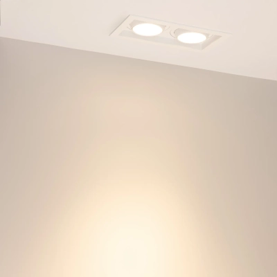 Светильник MS-VORTEX-BUILT-S210x117-2x20W Warm3000 (WH-WH, 40 deg, 230V) (Arlight, IP20 Металл, 5 лет)