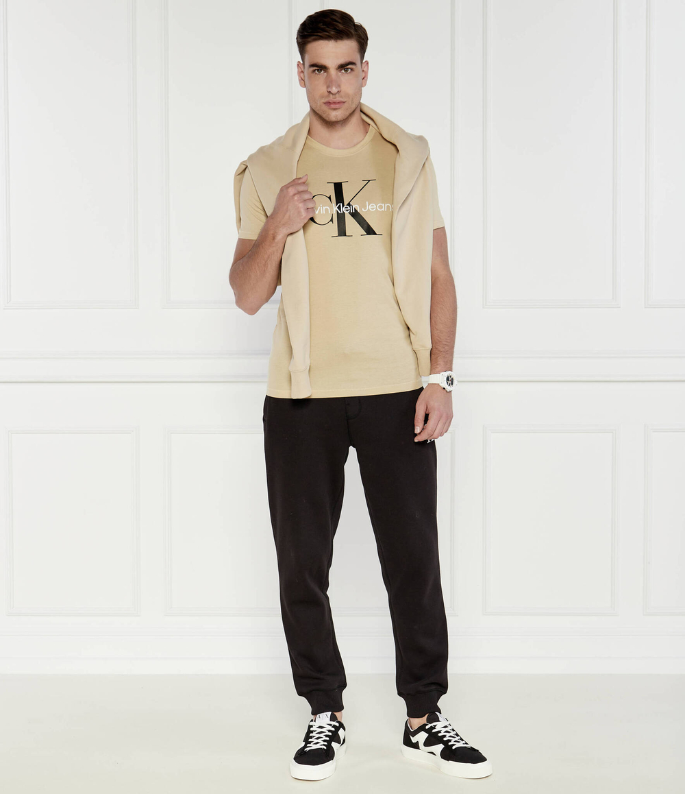 Футболка CALVIN KLEIN JEANS - бежевый(J30J320806)