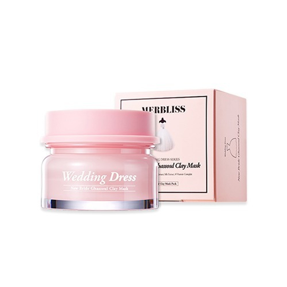 Merbliss  new bride gbassoul clay mask - Тонизирующая маска из розовой марокканской глины