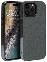 Дизайнерский чехол для IPHONE 14 PRO MAX с мягкой тканевой поверхностью