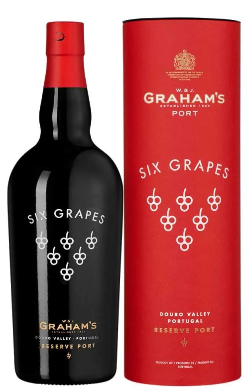 Портвейн Graham's Six Grapes Reserve Port, 0.75 л